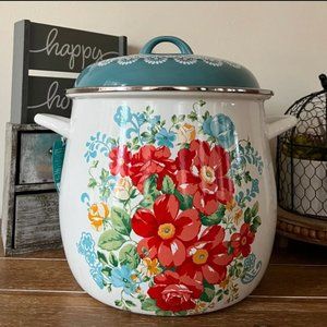 New HTF Pioneer Woman Vintage Floral Stock Pot